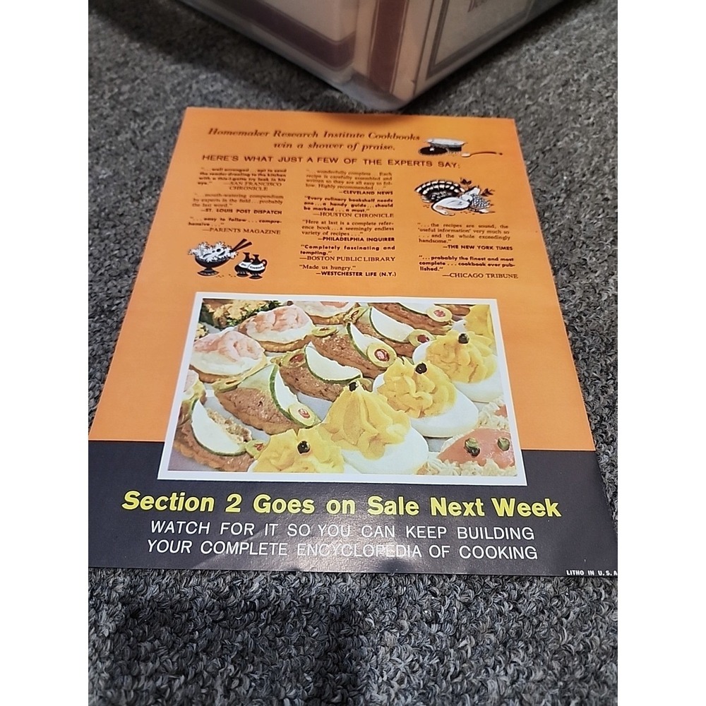Vintage Mary Margaret McBride Encyclopedia of Cooking Section 1 Unused 1960 - Picture 3 of 10